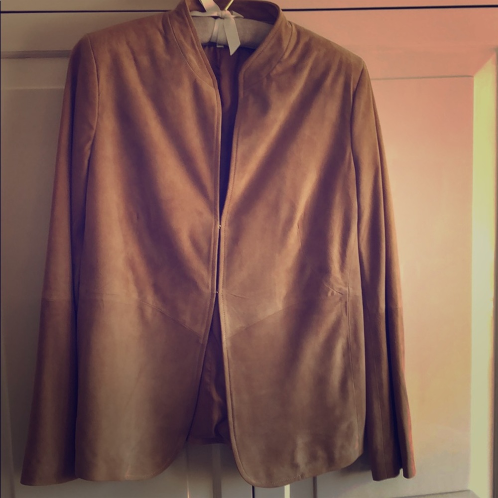 Rani Arabella tan suede jacket